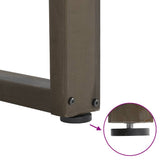 Bar Table Legs U-Shaped 2 pcs Natural Steel 60x cm Steel 4013251
