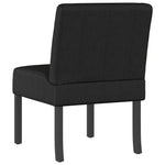 Slipper Chair Black Fabric 352459