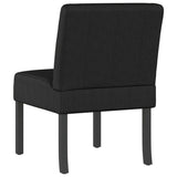 Slipper Chair Black Fabric 352459