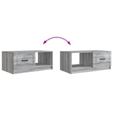 Coffee Table Grey Sonoma 90 x 50 x 37 cm Engineered Wood 895881