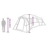 Family Tent with Roof Green 762 x 655 x 218 cm Taffeta 42001154