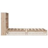 Bookcase Bed without Mattress 90x200 cm Solid Wood 3323911