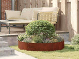 Planter Ring 5 pcs Rusty 80 x 80 x 20 cm Weathering Steel 873633