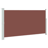 Patio Retractable Side Awning 170x300 cm Brown 48369