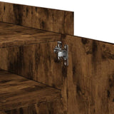 Coffee Table Smoked Oak 100x50x50 cm Engineered Wood 848364