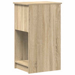 ZNTS Computer Tower Stand with Drawer Sonoma Oak 35x45x77 cm 858742