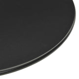 Garden Table Round Black 60x105 cm Steel 4009309