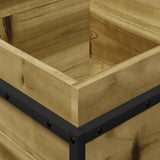 Garden Planter 40x40x50 cm Impregnated Wood Pine 847022