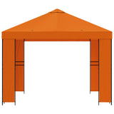 Gazebo 3 x 3 m Orange Polyester and Steel 190 gsm 900357