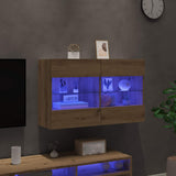 TV Wall Cabinet Artisan Oak 98.5 x 30 x 60.5 cm Engineered Wood 8000986