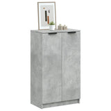 Shoe Cabinet Concrete Grey 59x35x100.5 cm Engineered Wood 811443
