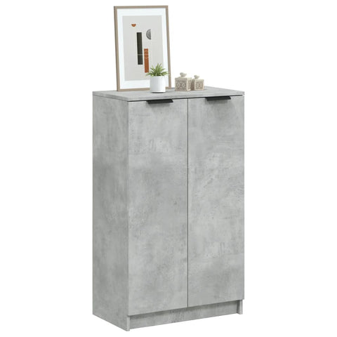Shoe Cabinet Concrete Grey 59x35x100.5 cm Engineered Wood 811443