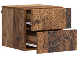 Wall-Mounted Bedside Cabinet 2 pcs Old wood 34.5 x 33 x 40 cm 898822