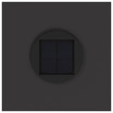 Solar Led Pathway Light 2 pcs Black Cold Rolled Steel 879716
