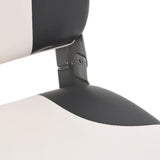 Foldable Boat Seat 1 Set Low Backrest with Fixing Strap 3284293