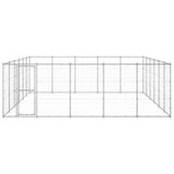 Outdoor Dog Kennel Galvanised Steel 36.3 m 3082329