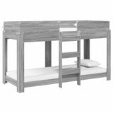 Bunk Bed for Kids Grey Sonoma 75 x 190 cm Engineered Wood 3410544
