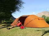4-6 Man Camping Tent with Living Area and 2 Bedrooms, Hiking Sun Shelter, UV Protection Tunnel Tent, T3398P348679