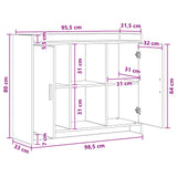 Sideboard 98.5 x 33 x 80 cm PB 8011134
