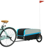 Bike Trailer Black and Blue 45 kg Iron 94044