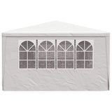 Professional Party Tent with Side Walls 4x9 m White 90 g/m 48529