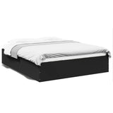 Bed Frame without Mattress Black 160x200 cm 3281001