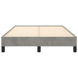 Bed Frame without Mattress Light Grey 120x190 cm Small Double Velvet 3269625