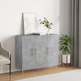 Sideboard Concrete Grey 90x34x80 cm Engineered Wood 828096