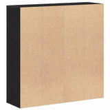 Book Cabinet Black Oak 98x29x97.5 cm Engineered Wood 862471
