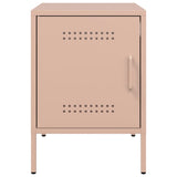 Bedside Cabinet Pink 36x39x50.5 cm Steel 842912