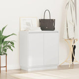 LED Sideboard for White 71 x 34.5 x 75 cm Engineered Wood 869642
