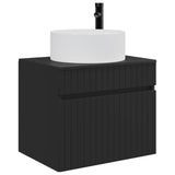 Wall-mounted Bathroom Cabinet Black 59 x 44.5 x 50 cm 890633