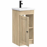Bathroom Vanity with Sink Sonoma Oak 42 x 40 x 84.5 cm 890026
