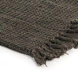 Throw Cotton 220x250 cm Anthracite/Brown 133751