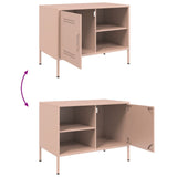 TV Cabinet Pink 68x39x50.5 cm Steel 842996
