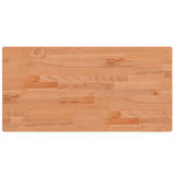 Basin Shelf Wall Mounted Steel and Solid Wood Beech 3302364