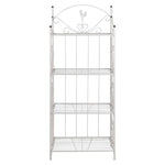 ZNTS Plant Rack Square White 40781