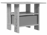 Bedside Table 2 pcs Grey Sonoma 41 x 40 x 45 cm Engineered Wood 8000431