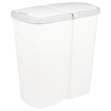 Garbage Bin White 48.5 x 28 x 51 cm PP 42033395