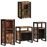 Bathroom Furniture Set 4 pcs Multicolour Solid Reclaimed Wood 3305687