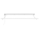 Retractable Awning Red 350 x 200 cm Polyester and Metal 3329746