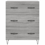 Highboard Grey Sonoma 69,5x34x180 cm Engineered Wood 3198439
