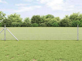 Hexagon Fence Silver 0.4 x 100 m Galvanised steel 42005737