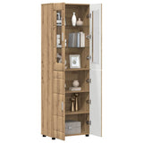 Highboard FLORIN Artisan Oak 60 x 35 x 182 cm Engineered Wood 3397923