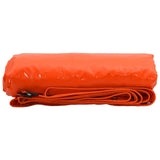 Tarpaulin 650g / m Orange 1.5 x 20 m Canvas with PVC Coating 42017789