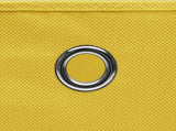 Storage Boxes 10 pcs Yellow 32x32x32 cm Fabric 288367