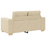ZNTS Cream Loveseat Sofa - 120 cm Fabric 4105075