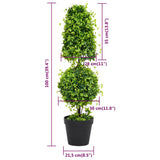 Artificial Boxwood Plant with Pot Green 100 cm 336513