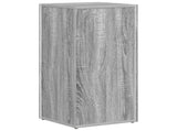 Side Shelf Grey Sonoma 33 x 32 x 70.5 cm Engineered Wood 892413