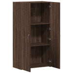 ZNTS File Cabinet Brown Oak 60x32x115 cm Engineered Wood 840778